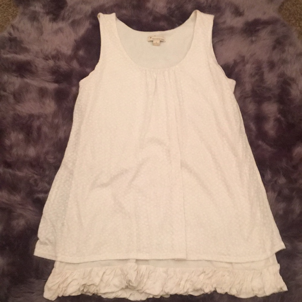 Forever 21 cream babydoll dress